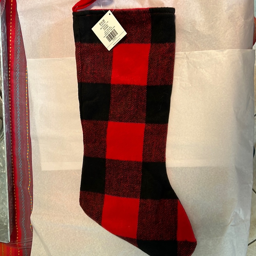 NWT Plaid Stockings. Hobby Lobby/Quality